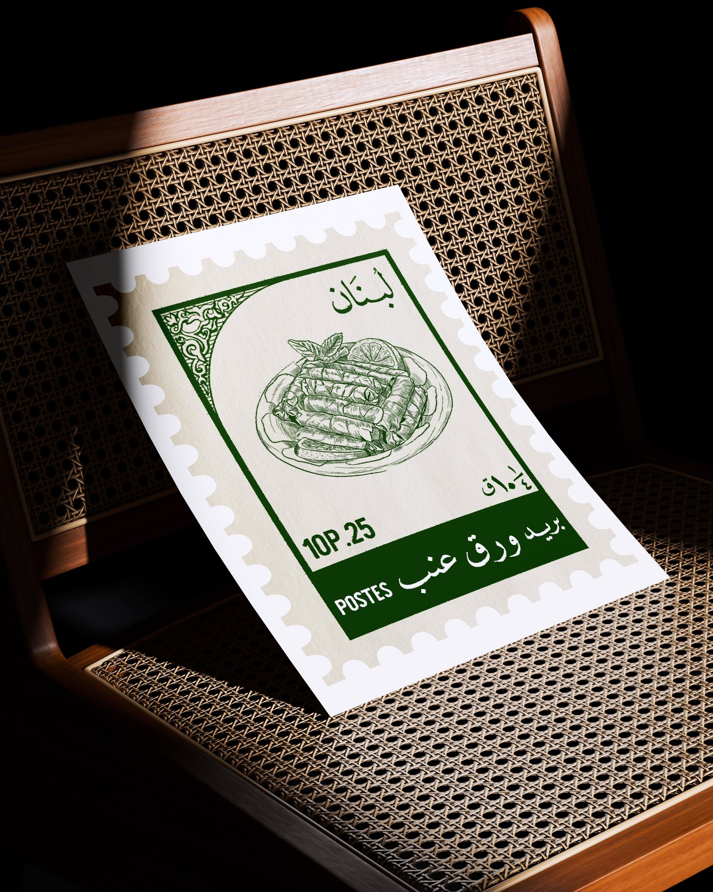 Instagram post: Exceptional craft styling food as stamp.