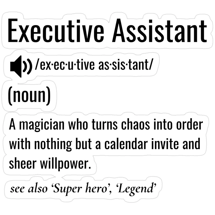 Virtual Assistant Services creative ad: Dictionary layout with magician metaphor