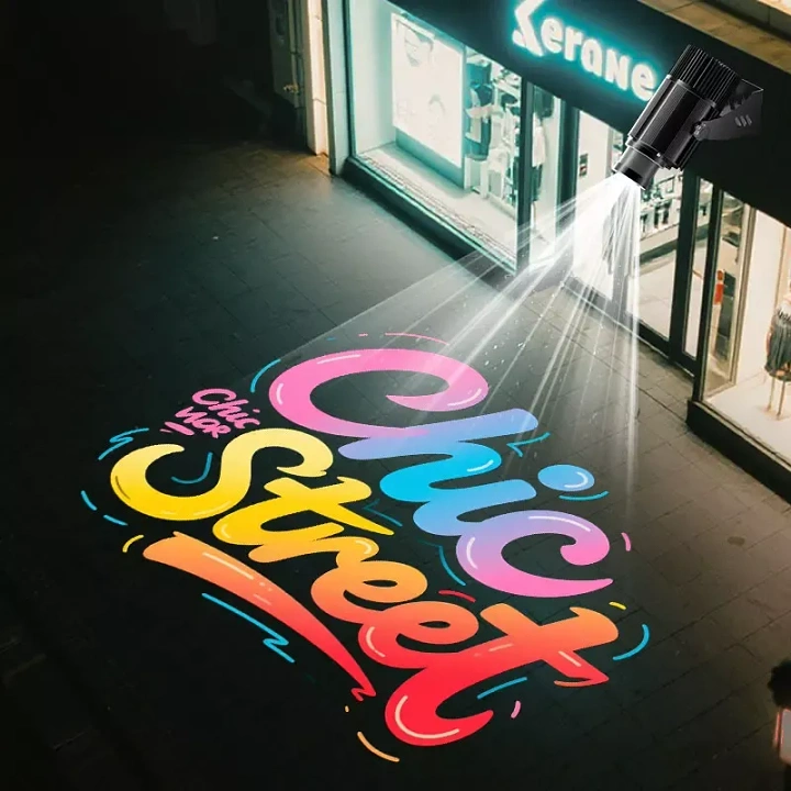 Signage & Sign Makers creative ad: Floor lettering turns signage into spectacle