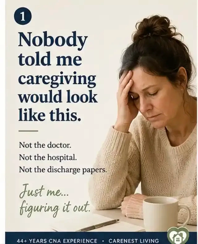 Senior Care creative ad: Empathetic caregiver confession headline copy