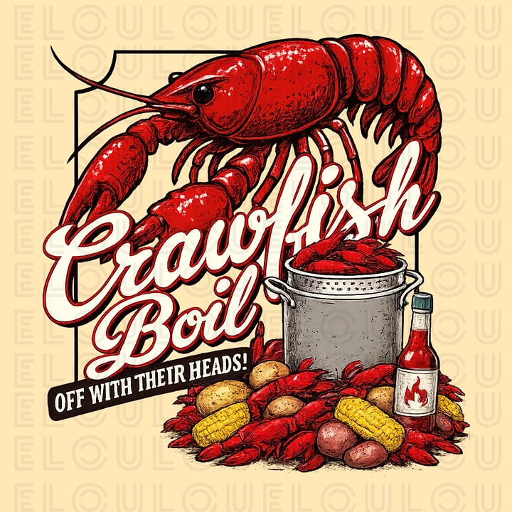 Seafood Restaurants creative ad: Bold crawfish pun and illustrated poster