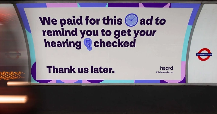 Hearing Aids creative ad: Witty self-aware tube ad copy