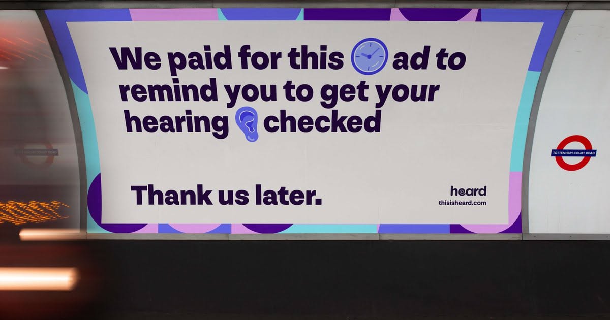 Banner: Witty self-aware tube ad copy