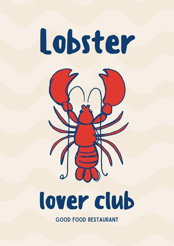 Seafood Restaurants creative ad: Lobster lover club framing feels distinctive