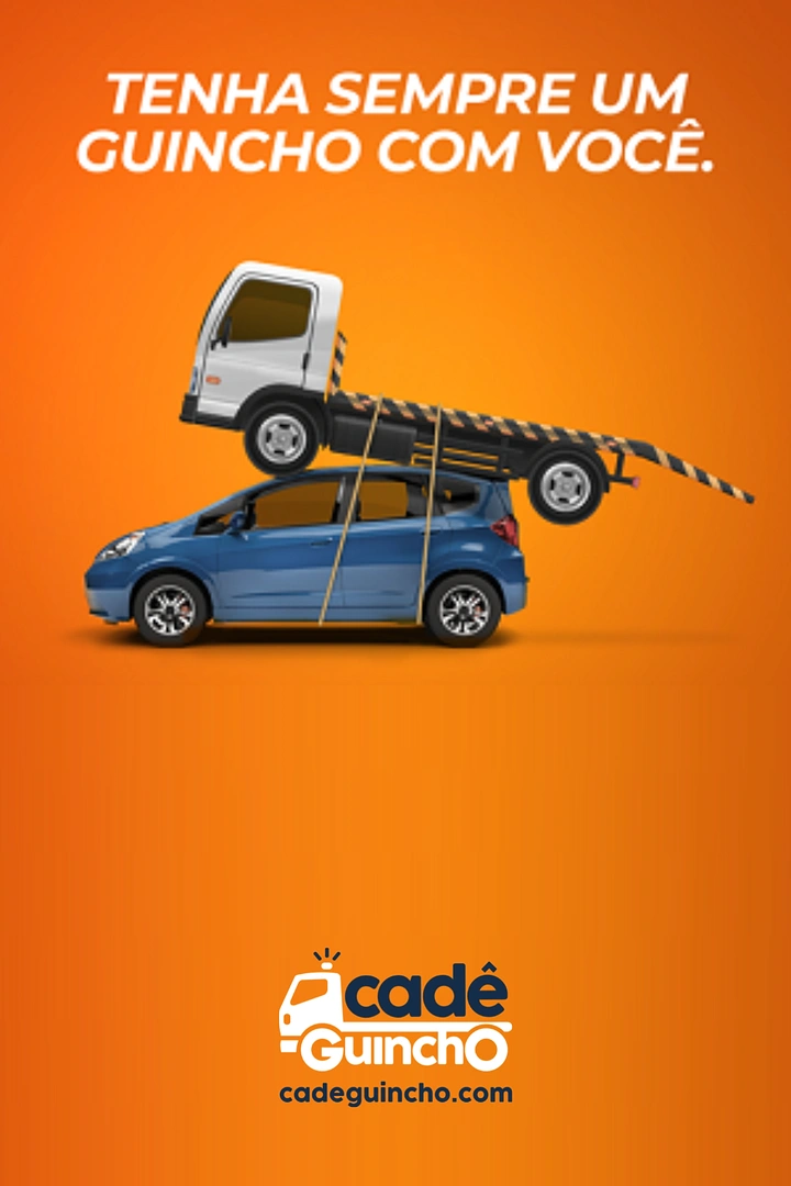 Towing & Roadside Assistance creative ad: Winch pun with stacked vehicles