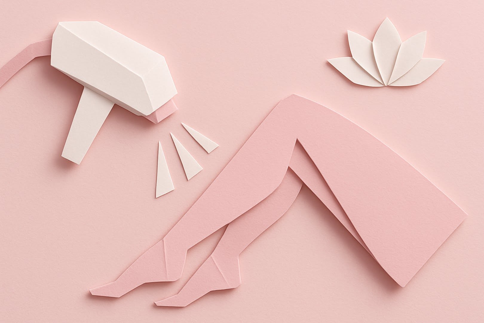 Banner: Paper-cut legs turn treatment into visual art