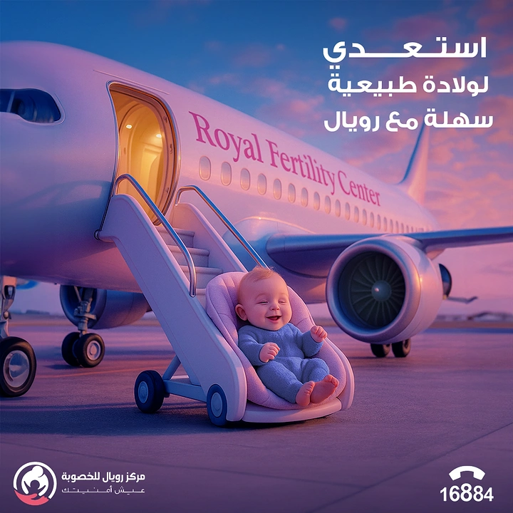 IVF & Fertility Clinics creative ad: Baby on airplane, 'get ready' boarding