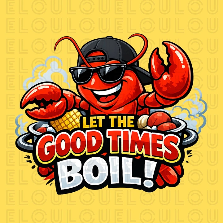 Seafood Restaurants creative ad: Crawfish mascot with playful boil pun