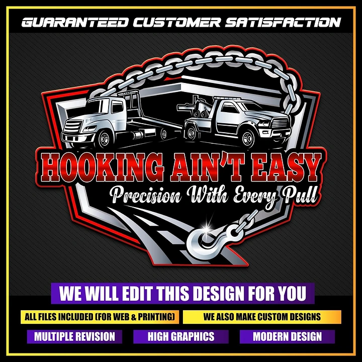 Towing & Roadside Assistance creative ad: Hooking pun reinforces towing service