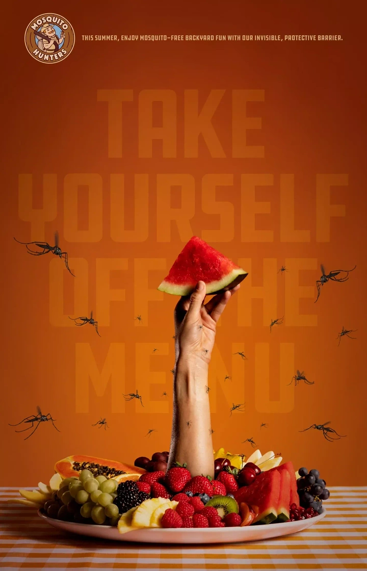 Salad Bars & Healthy Restaurants creative ad: Food imagery reinforces playful menu pun