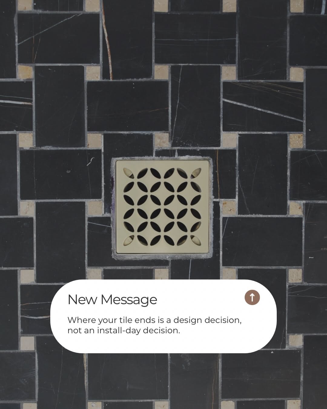 Instagram post: Message bubble dramatizes delaying renovation, slide 2