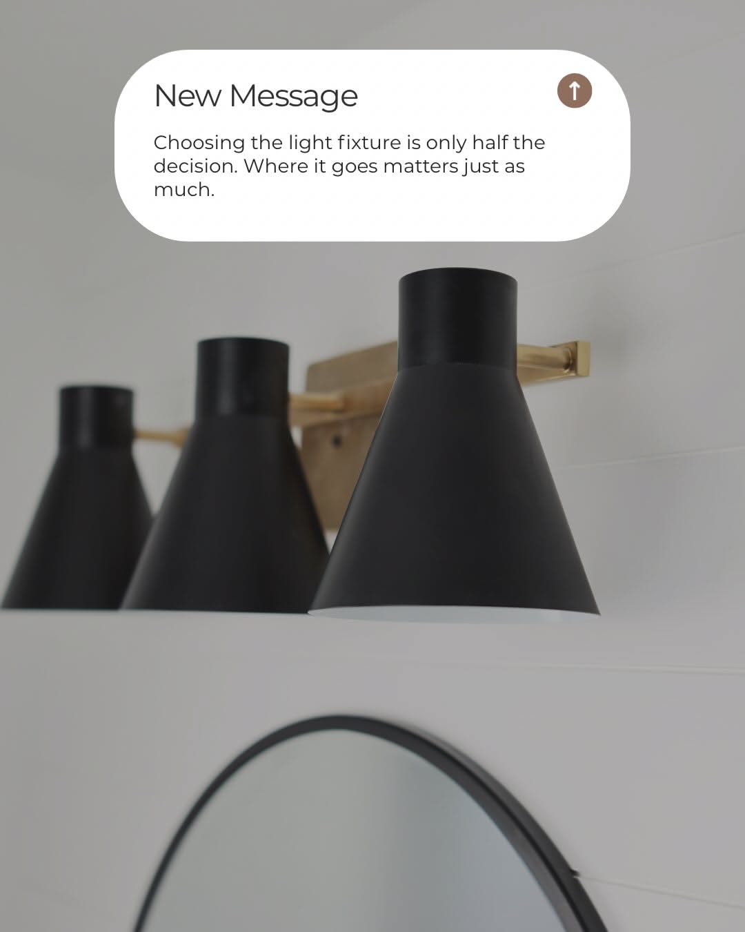 Instagram post: Message bubble dramatizes delaying renovation, slide 3