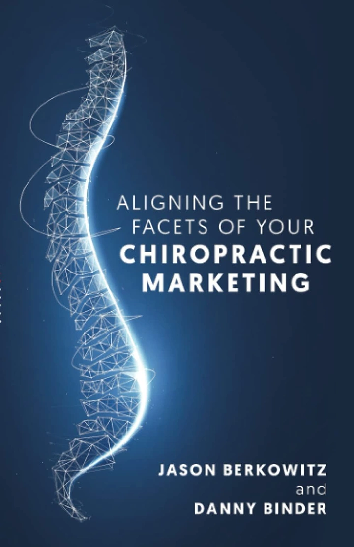 Chiropractors creative ad: Glowing spine becomes marketing centerpiece
