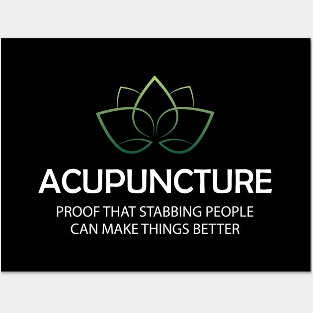 Acupuncture & Cupping Clinics creative ad: Witty stabbing copy creates memorable concept