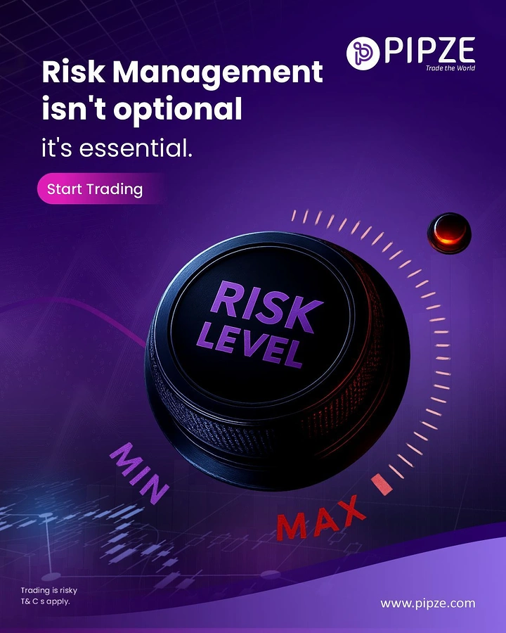 Stock Brokers & Investing creative ad: Risk level volume knob metaphor