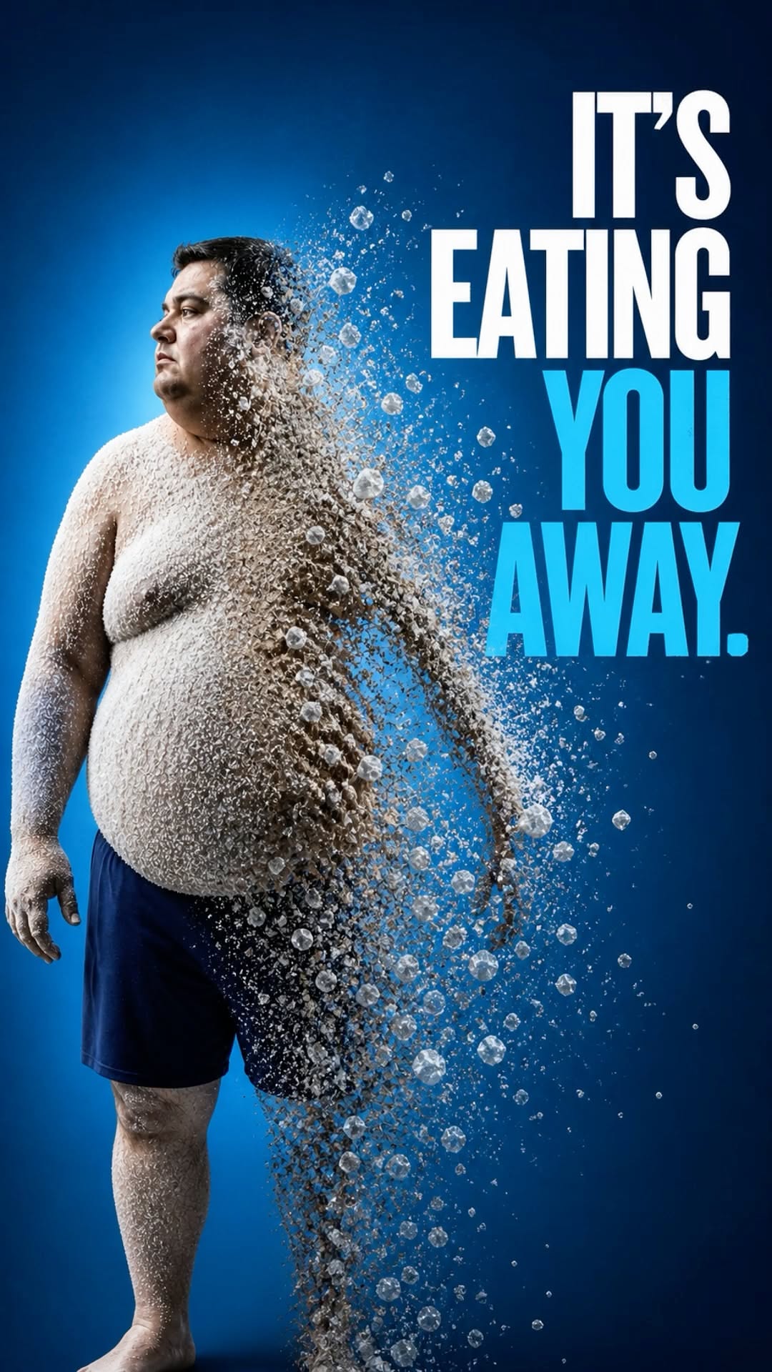 Story: Dissolving body visualizes eating away