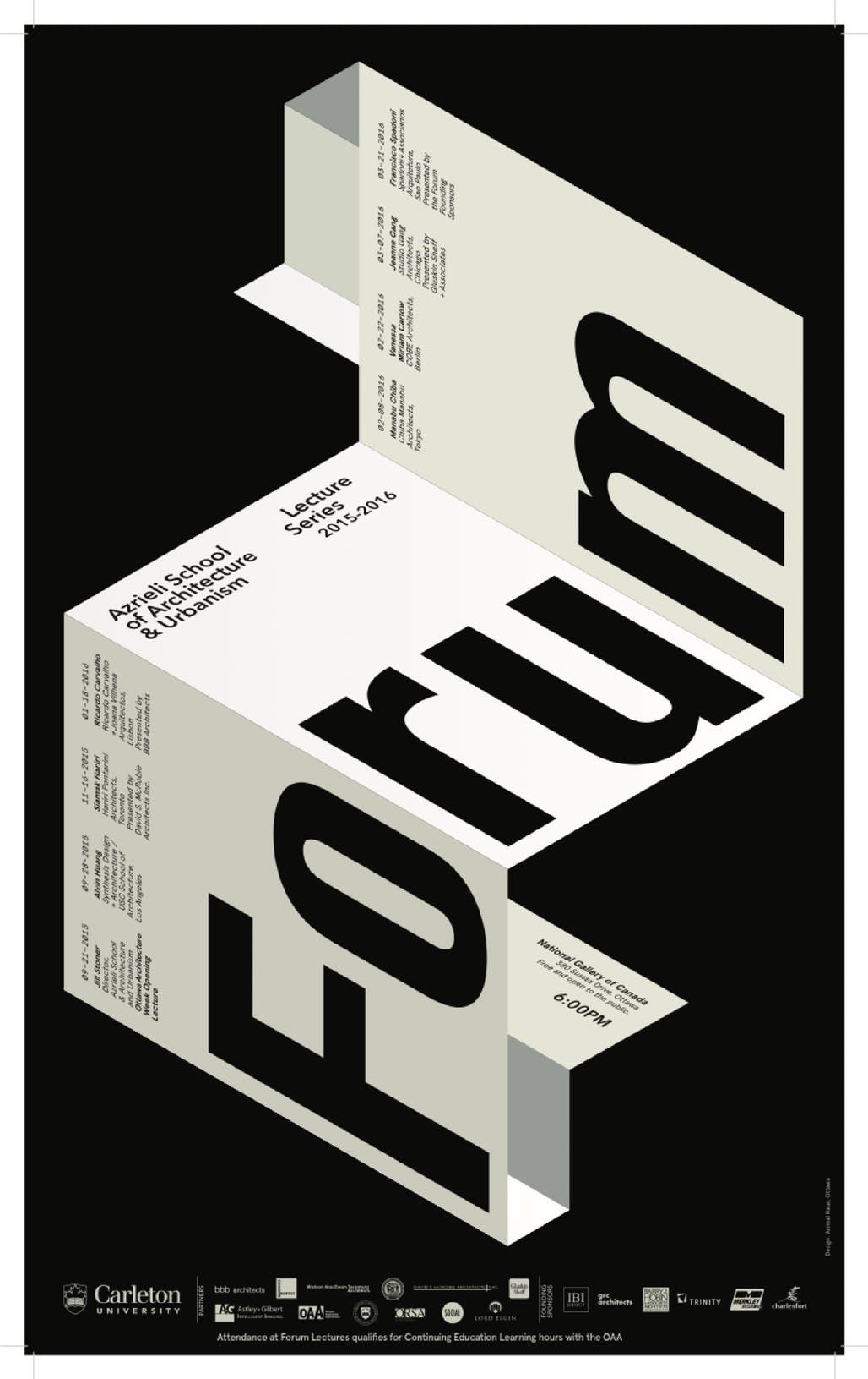 Story: Forum becomes striking architectural 3D typography