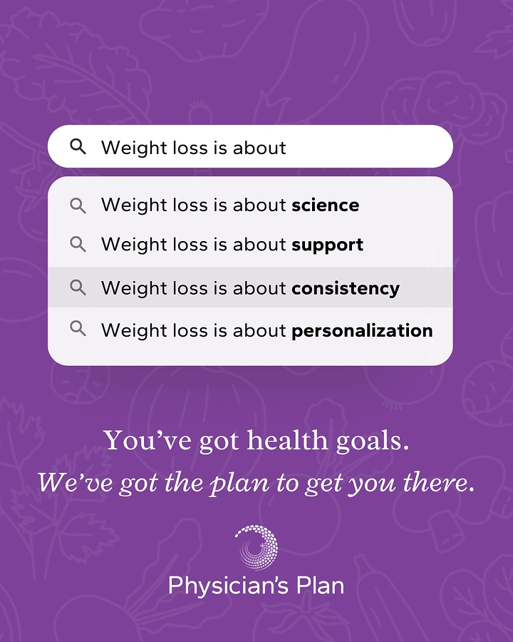 Weight Loss Clinics creative ad: Search interface frames weight-loss answers