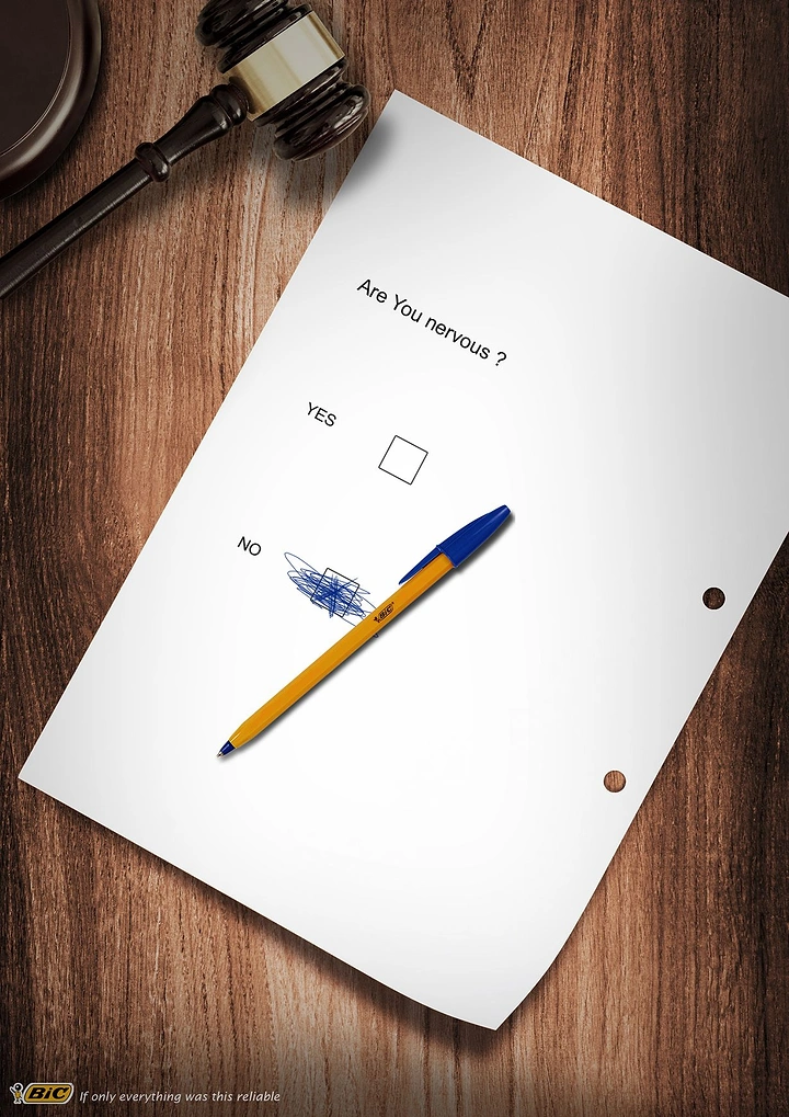 Pens & Writing Instruments creative ad: Pen answers the moving question