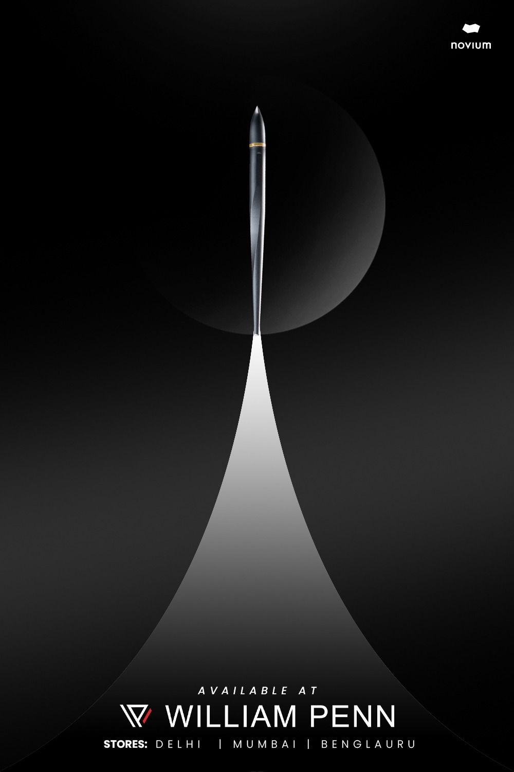 Story: Pen becomes an abstract elegant silhouette