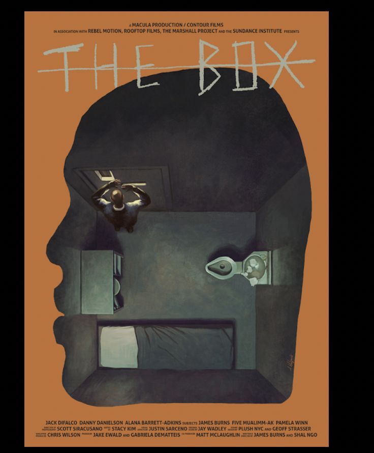Instagram post: Surreal locked-box figure creates memorable central metaphor