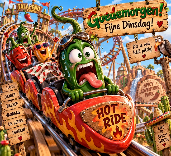 Amusement & Water Parks creative ad: Jalapeño coaster 'hot ride' pun