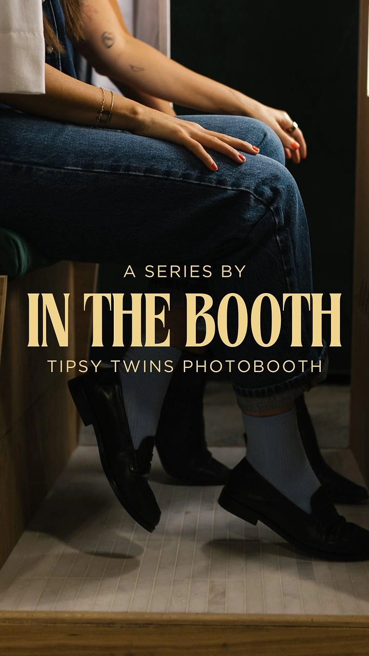 Photo Booth Rentals creative ad: Photobooth framed as television series