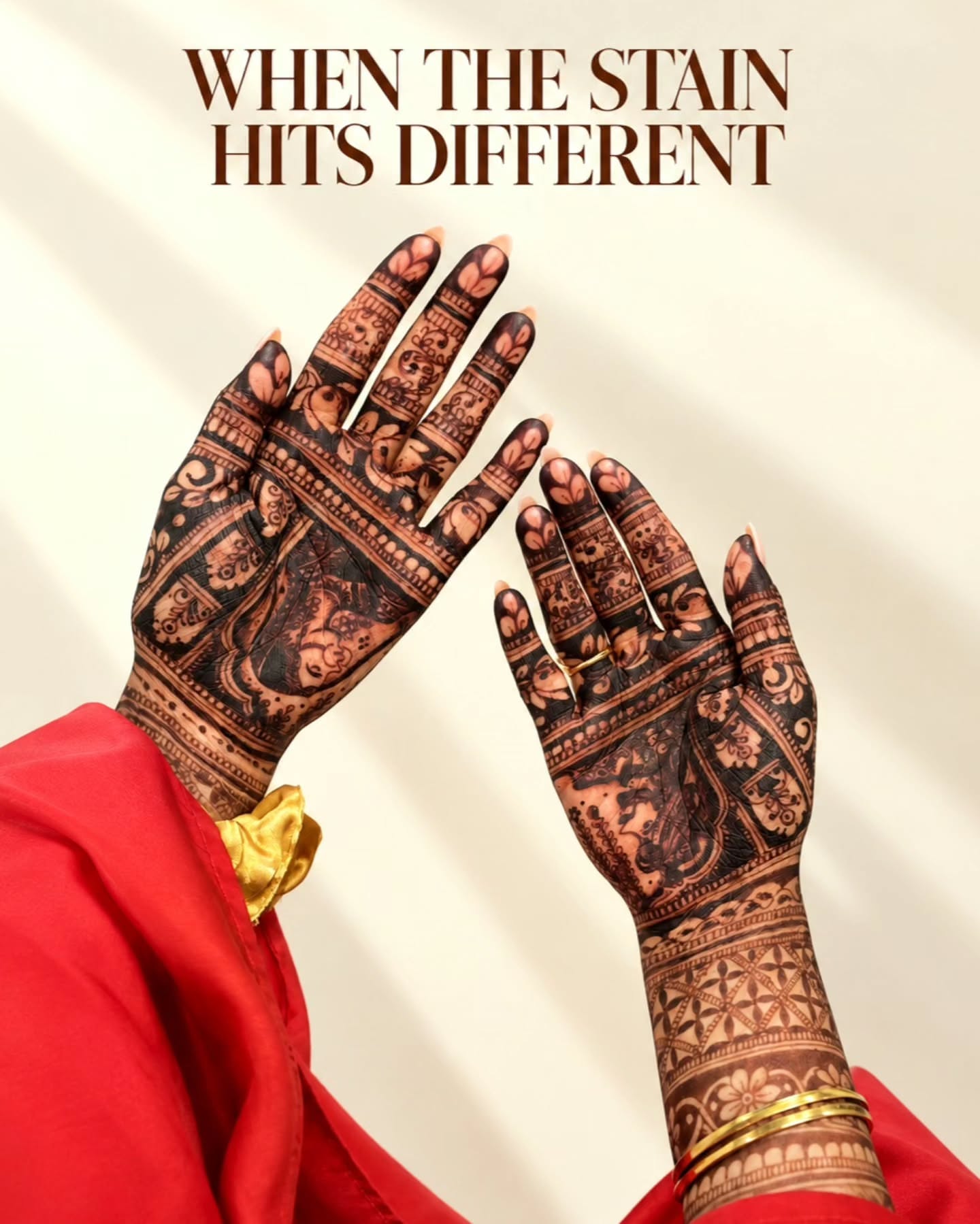 Instagram post: Stain pun gives portfolio image personality