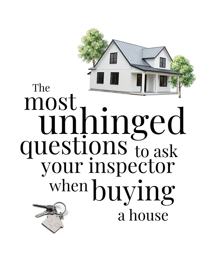 Home Inspectors creative ad: Witty hook with strong editorial typography
