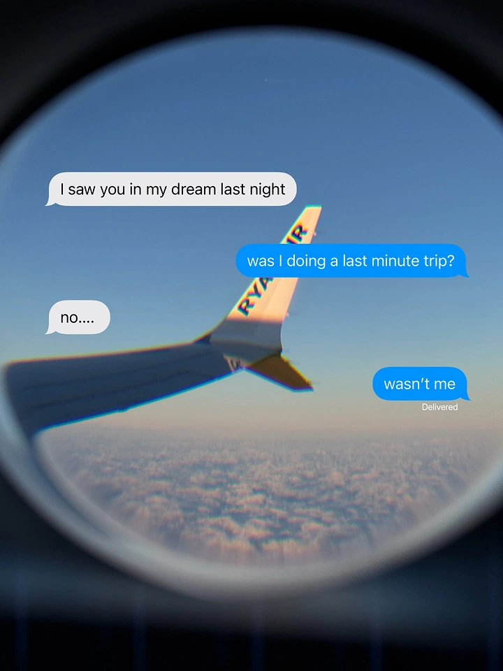 Airlines creative ad: Playful chat turns last-minute travel joke