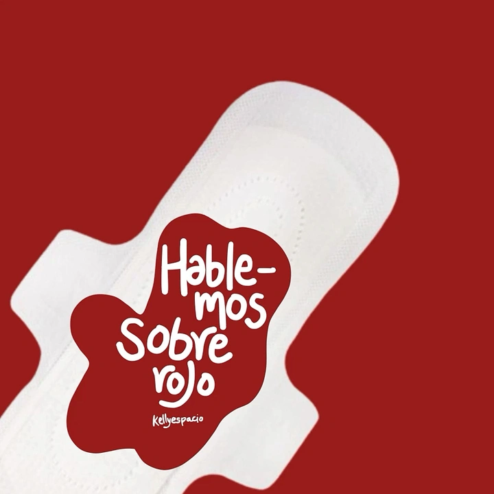Period Care & Feminine Hygiene creative ad: Pad becomes bold conversation graphic
