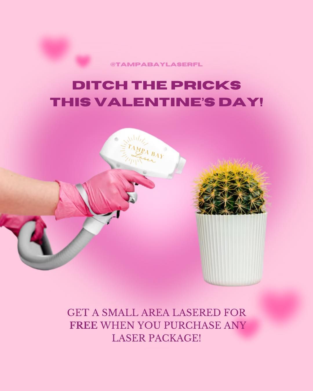 Instagram post: Cactus prick pun ties offer to occasion