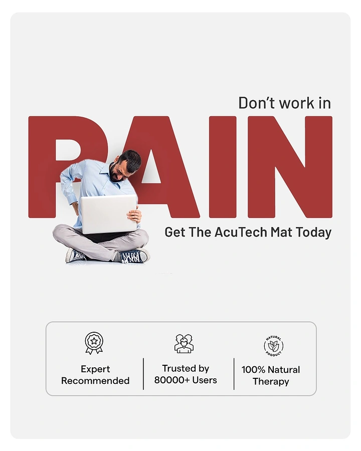 Pain Relief Brands creative ad: Person visually trapped inside PAIN