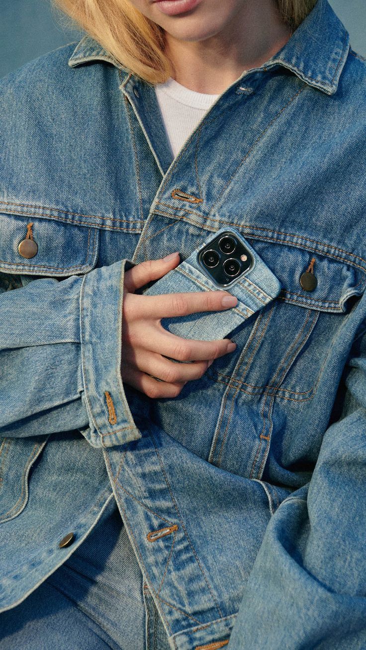 Story: Denim campaign copy reinforces case styling, slide 2