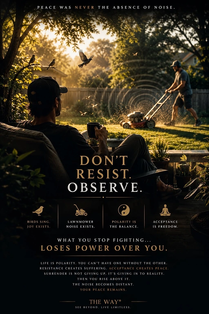 Life & Business Coaches creative ad: Observation framed as mowing metaphor