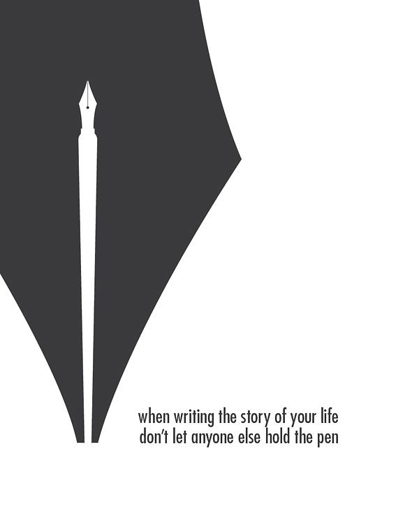 Pens & Writing Instruments creative ad: Pen becomes a symbol of authorship