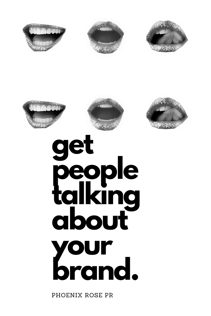 Agency creative ad: Talking mouths grid for word-of-mouth PR