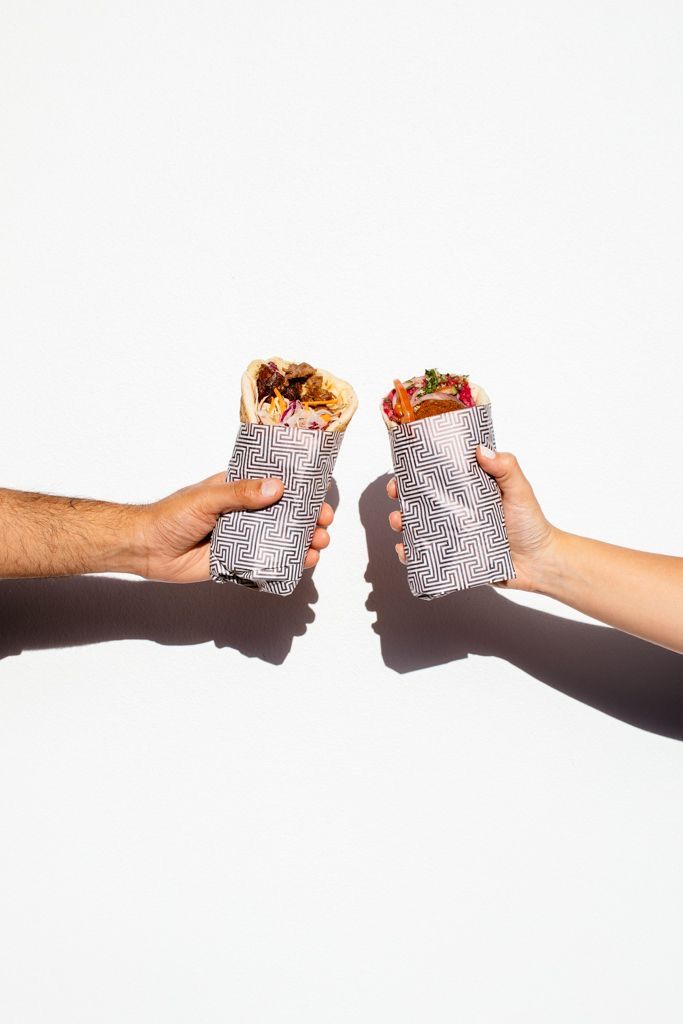 Story: Wraps cleverly replace a celebratory toast