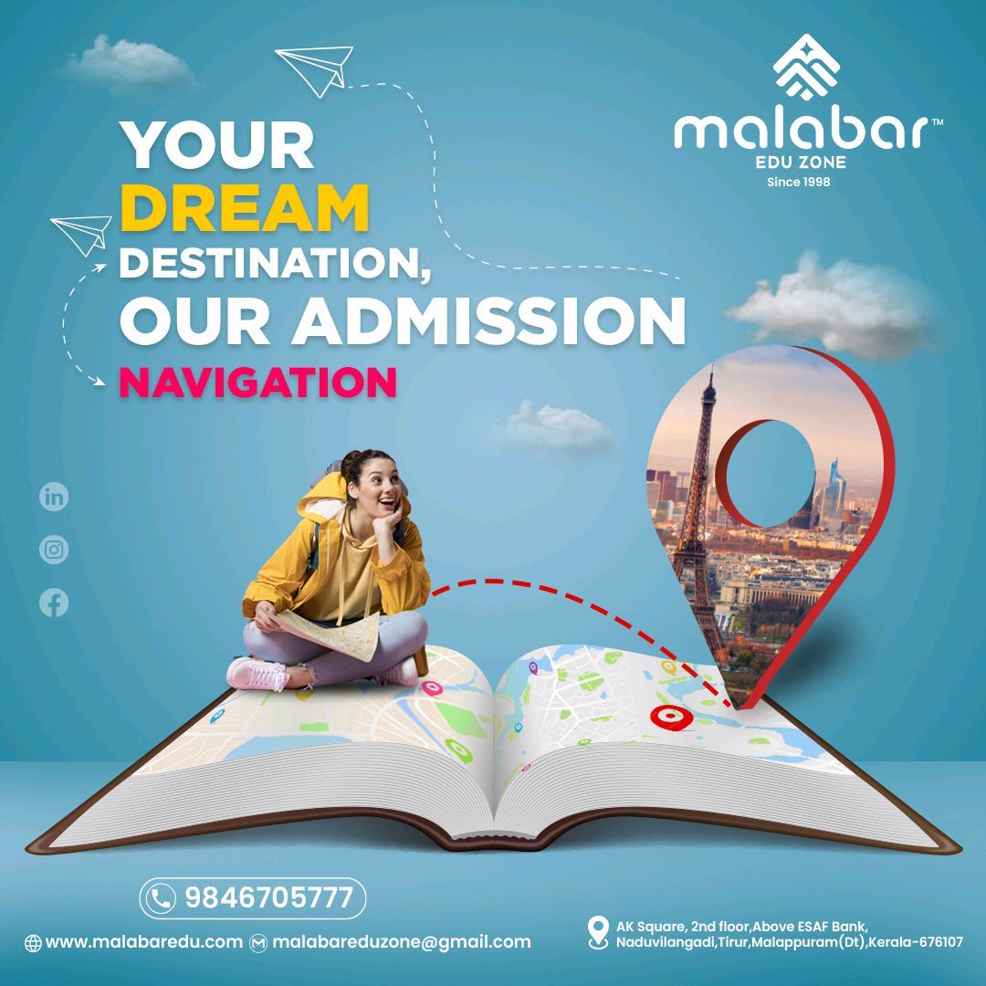 Instagram post: Open book becomes destination map