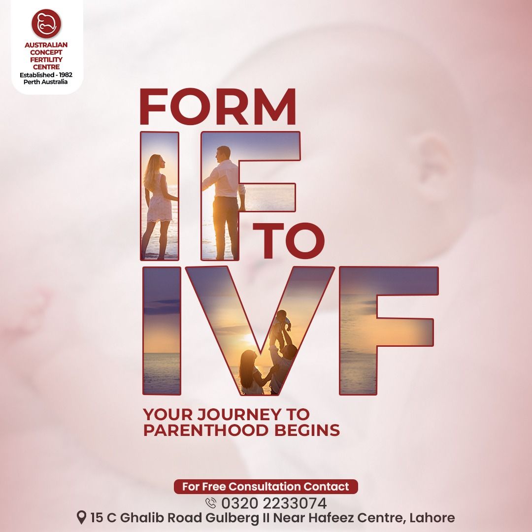 Instagram post: IF to IVF wordplay, photo-filled letters