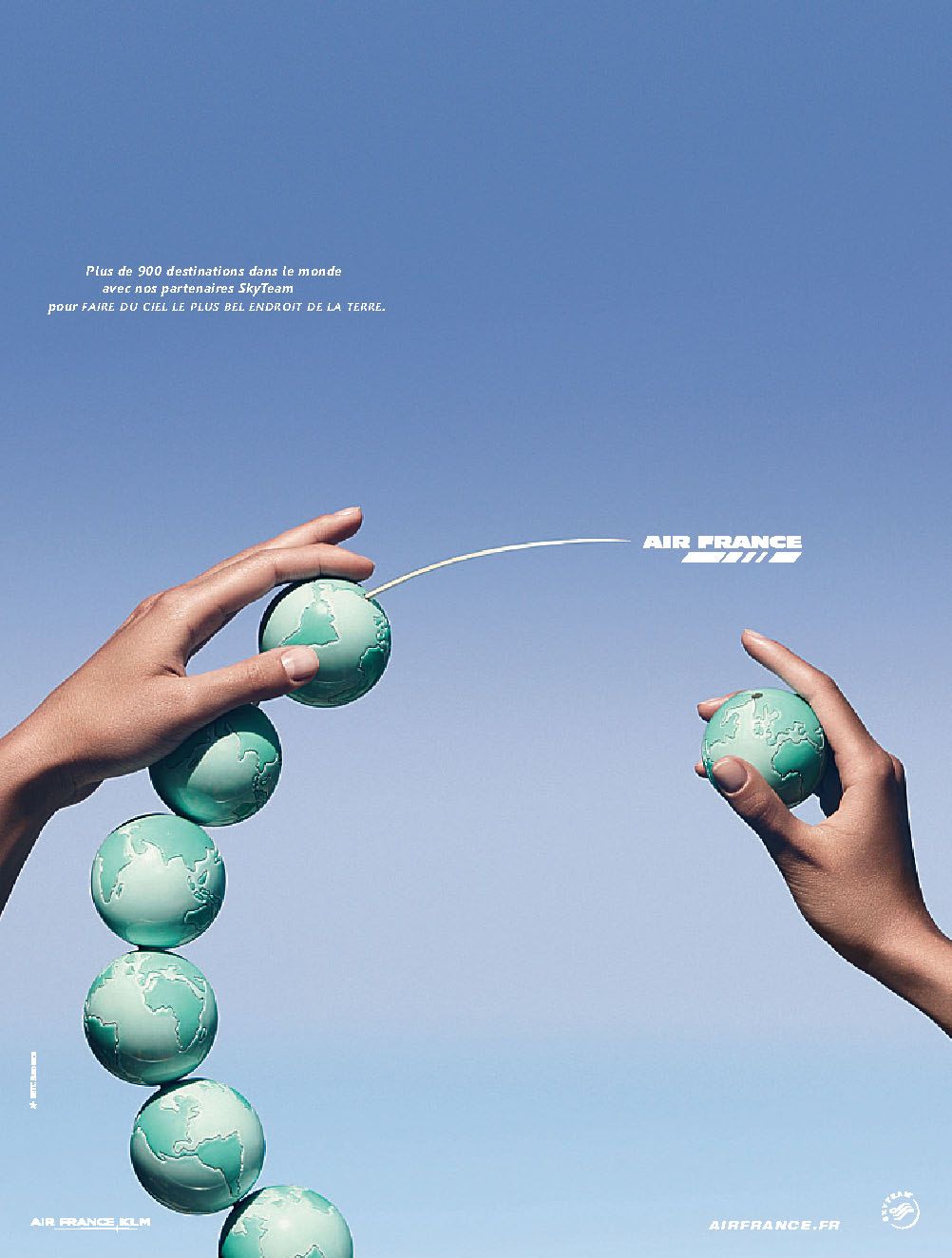 Instagram post: Global travel expressed through juggling globes