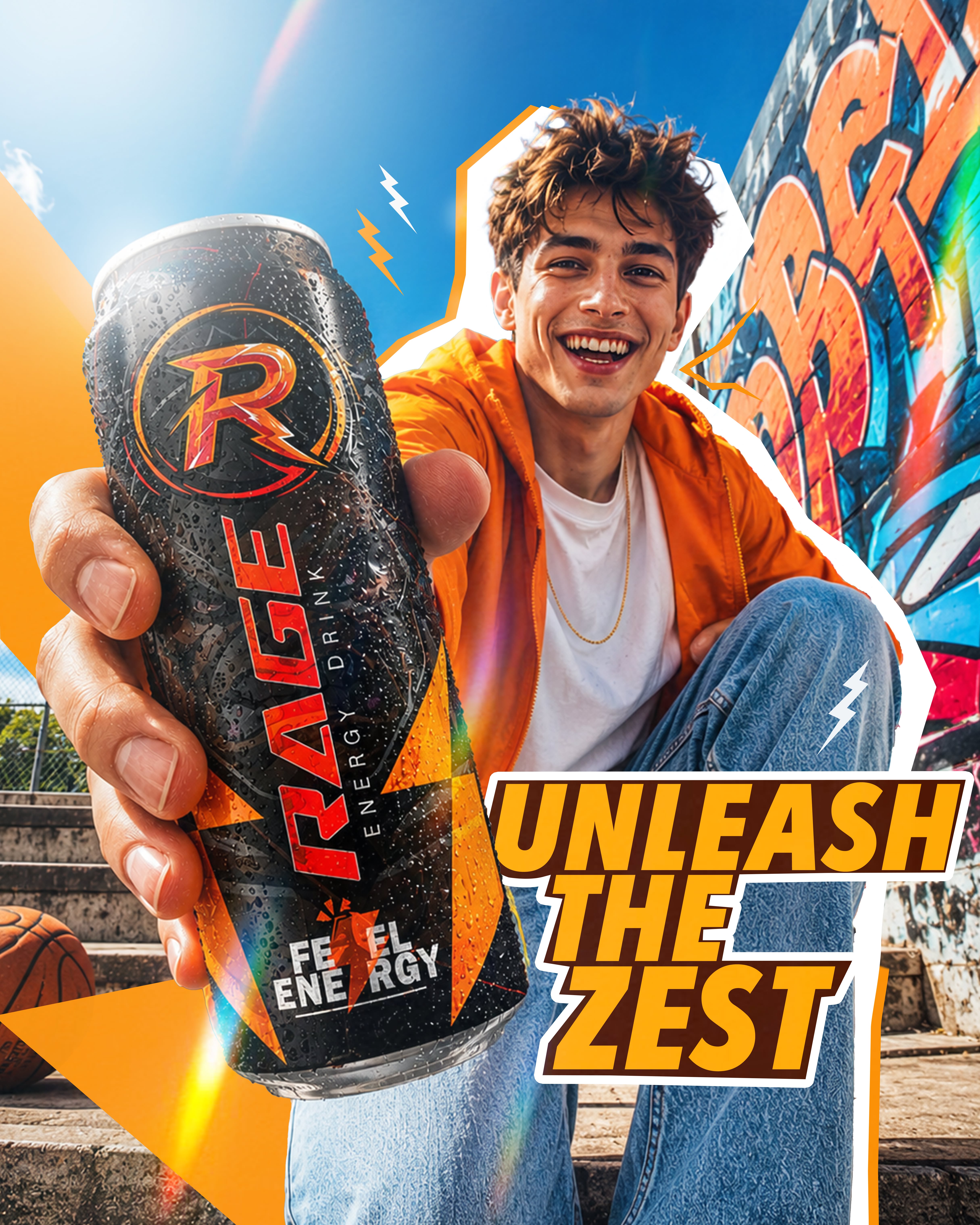 Instagram post: Graffiti athlete scene amplifies zest