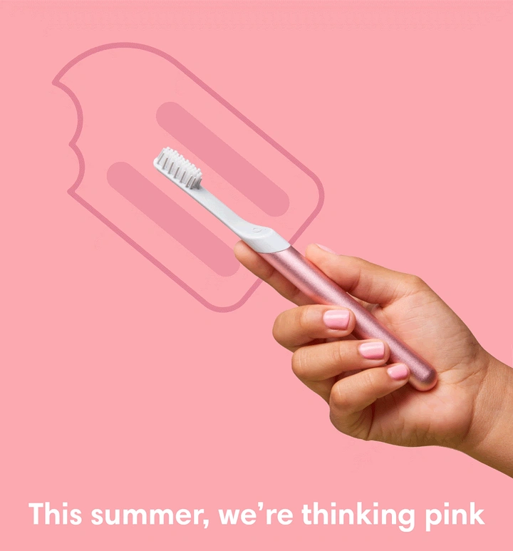 Toothpaste & Oral Care creative ad: Popsicle cutout frames summer offer