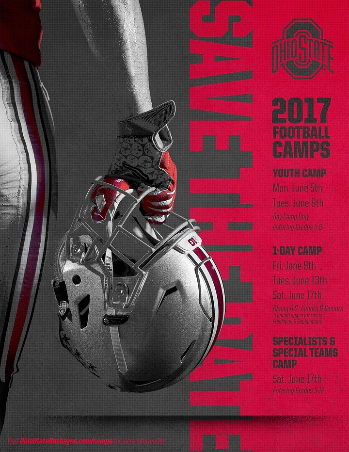 Creative ad: Gloved hand holding a silver football helmet