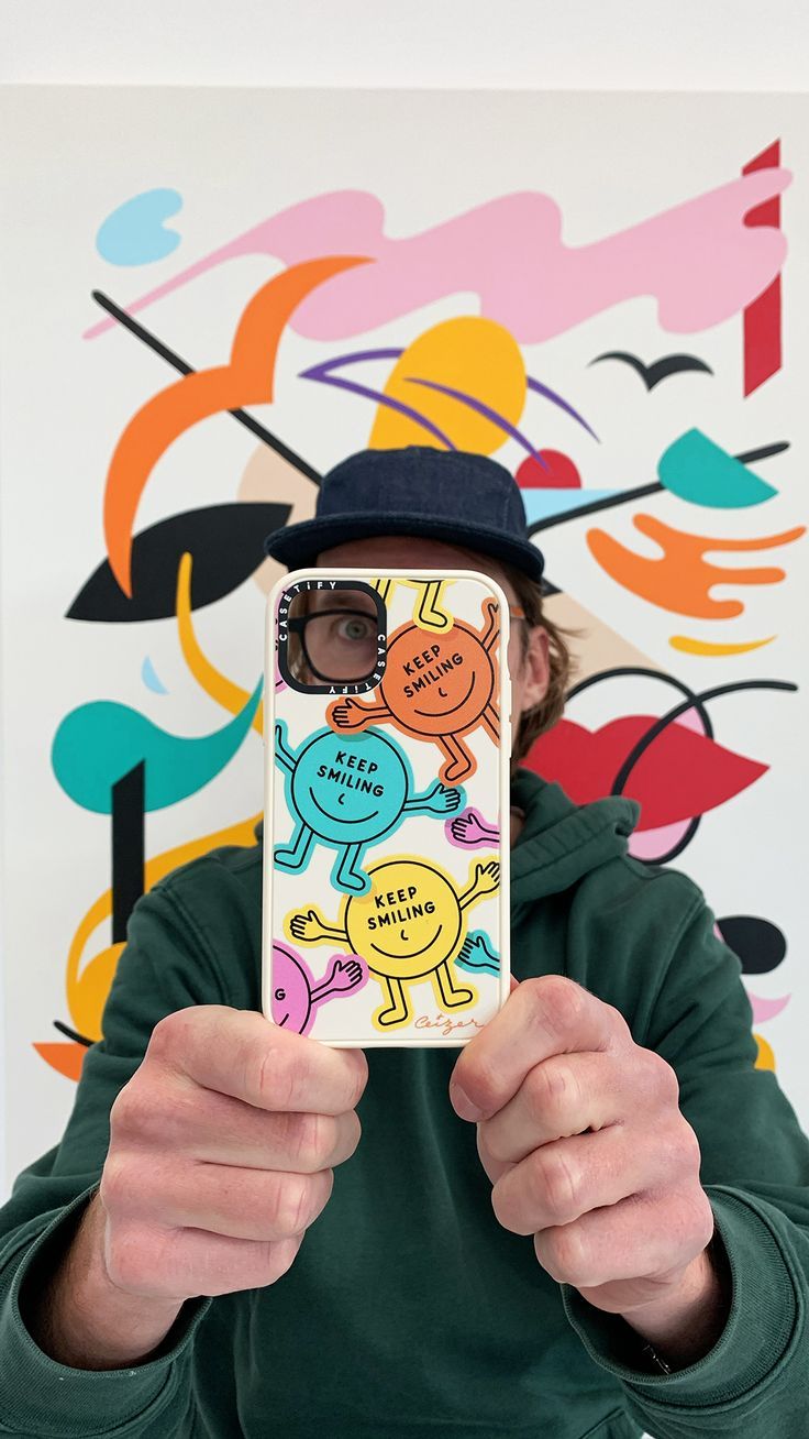 Story: Case styling merges with abstract artwork