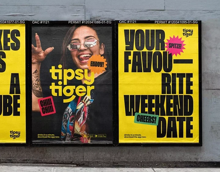 Bars & Pubs creative ad: Dating-poster framing turns bar visit into occasion