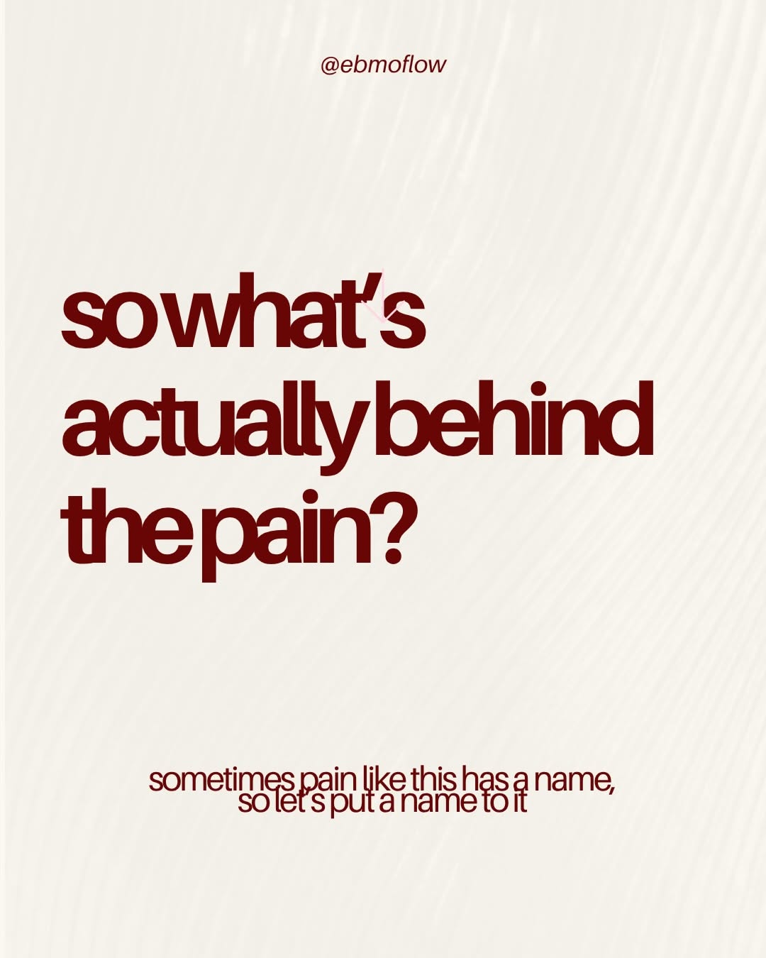 Instagram post: Bold corrective cramps campaign headline, slide 3