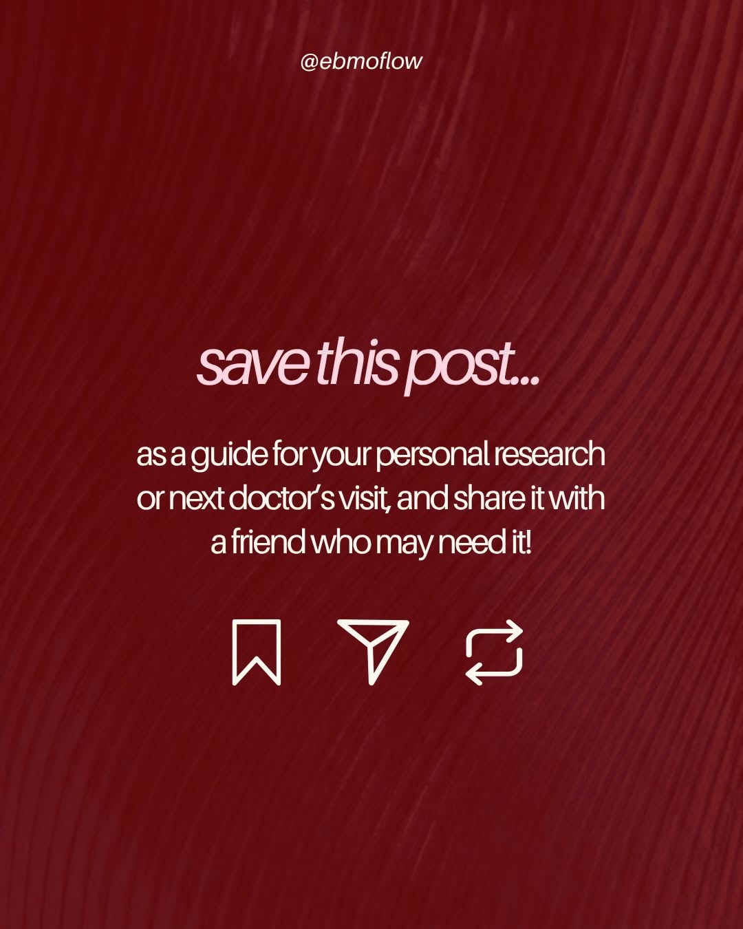 Instagram post: Bold corrective cramps campaign headline, slide 8