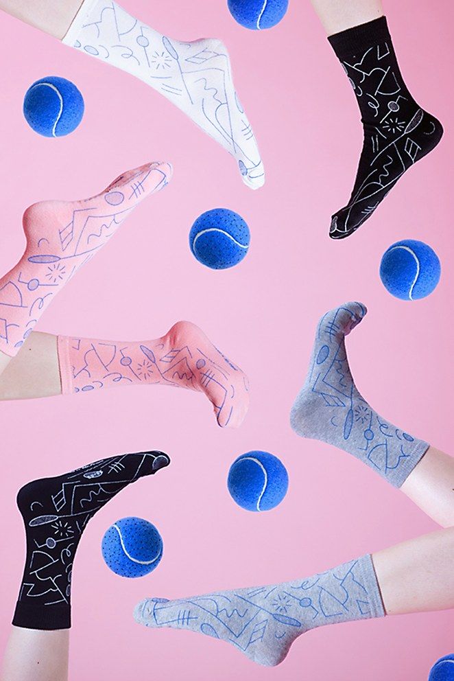 Story: Patterned socks in tennis world