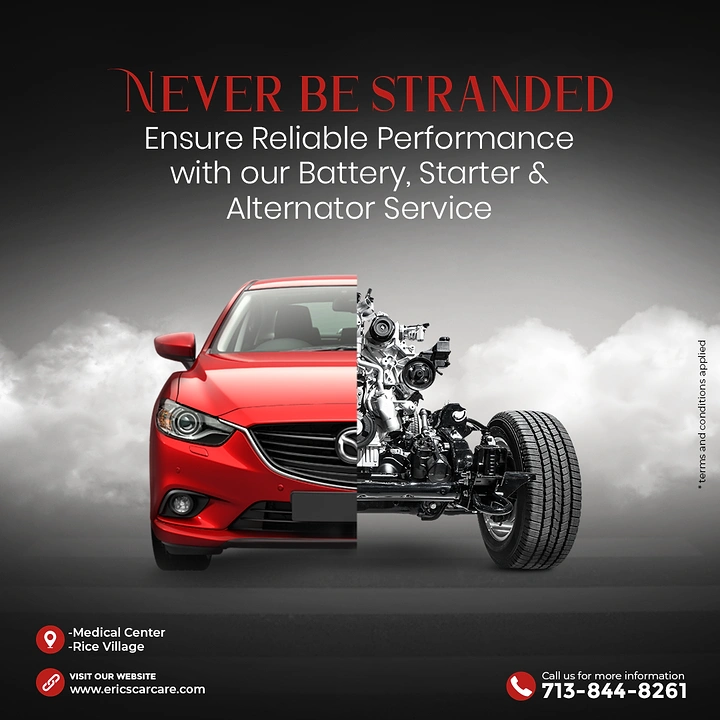 Towing & Roadside Assistance creative ad: Split-car visualizes dependable service